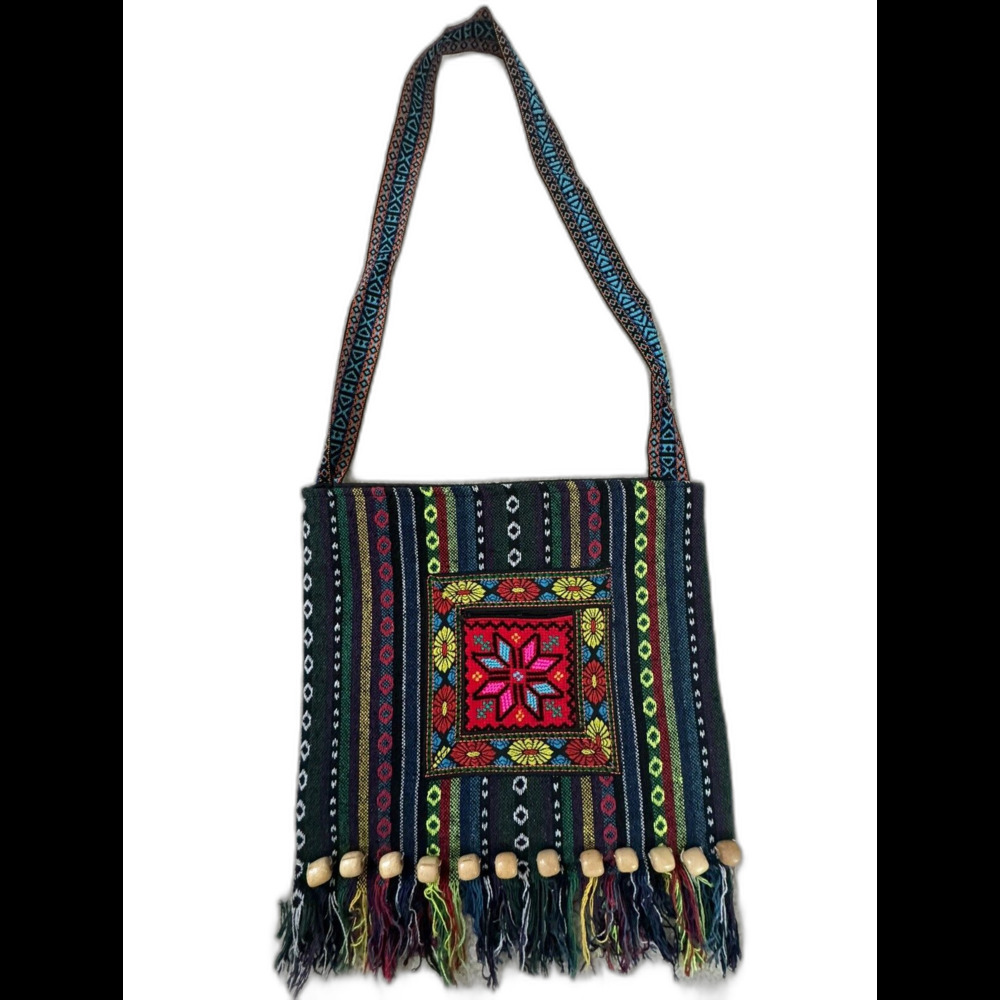 Boho Crossbody‎ Shoulder Bag Purse Crossbody Hippie Fringed NWOT